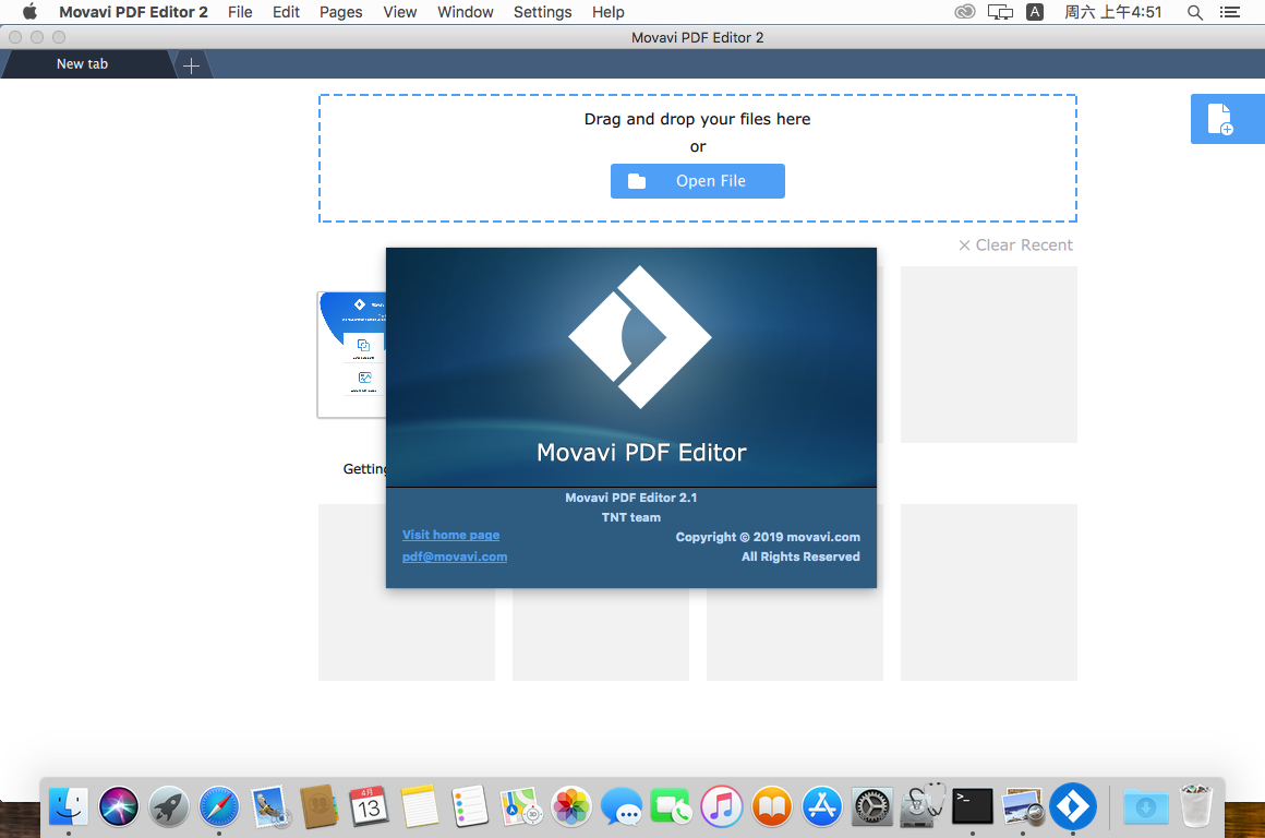 苹果PDF编辑工具 Movavi PDF Editor for Mac v3.2.0 TNT破解版下载
