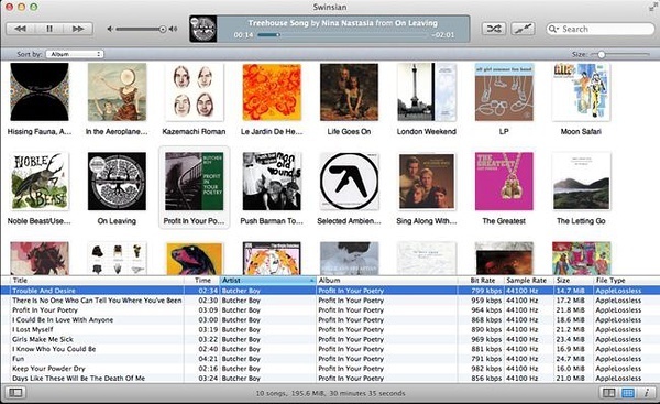 轻量级音乐播放器 Swinsian for Mac v2.3.3 激活破解版下载