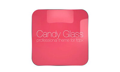 FCPX玻璃质感插件Candy Glass最新版下载