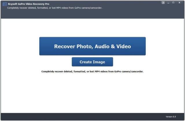视频数据恢复软件 Rcysoft GoPro Video Recovery Pro v8.8 中文破解版下载