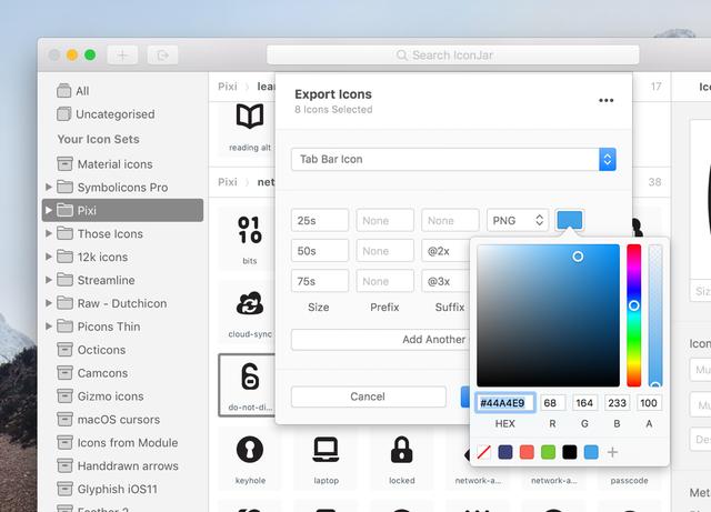 图标素材管理工具 Iconjar for Mac v2.6.1 TNT破解版下载